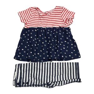 Gap & Jumping Beans stars & stripes outfit/bundle 3/6 months